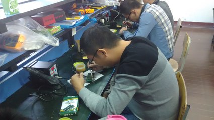 杭州华力电子维修培训学校 免费试学手机、家电空调与计算机维修课程